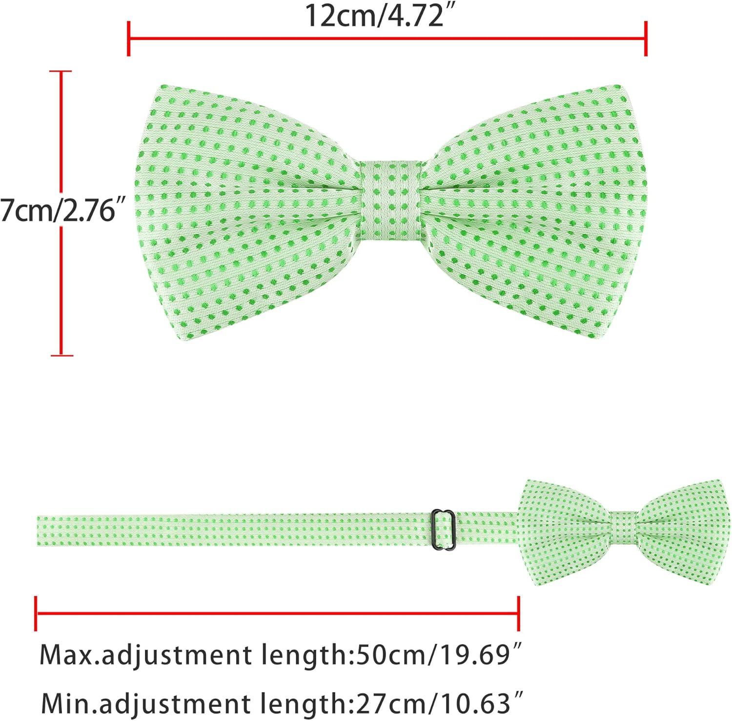 imageAllegra K Mens Polka Dots PreTied Bowknot Bow Ties Work Formal Party Tuxedo BowtiesLight Green