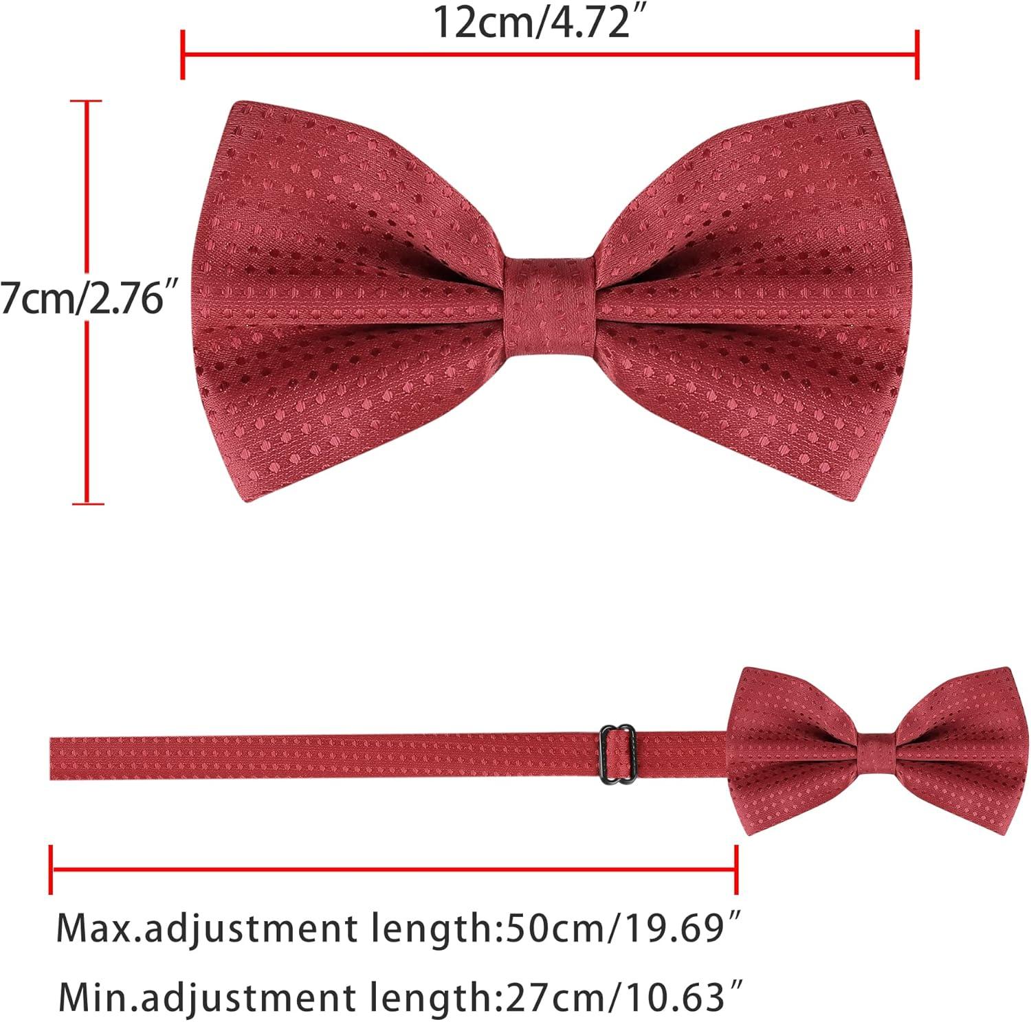 imageAllegra K Mens Polka Dots PreTied Bowknot Bow Ties Work Formal Party Tuxedo BowtiesRed