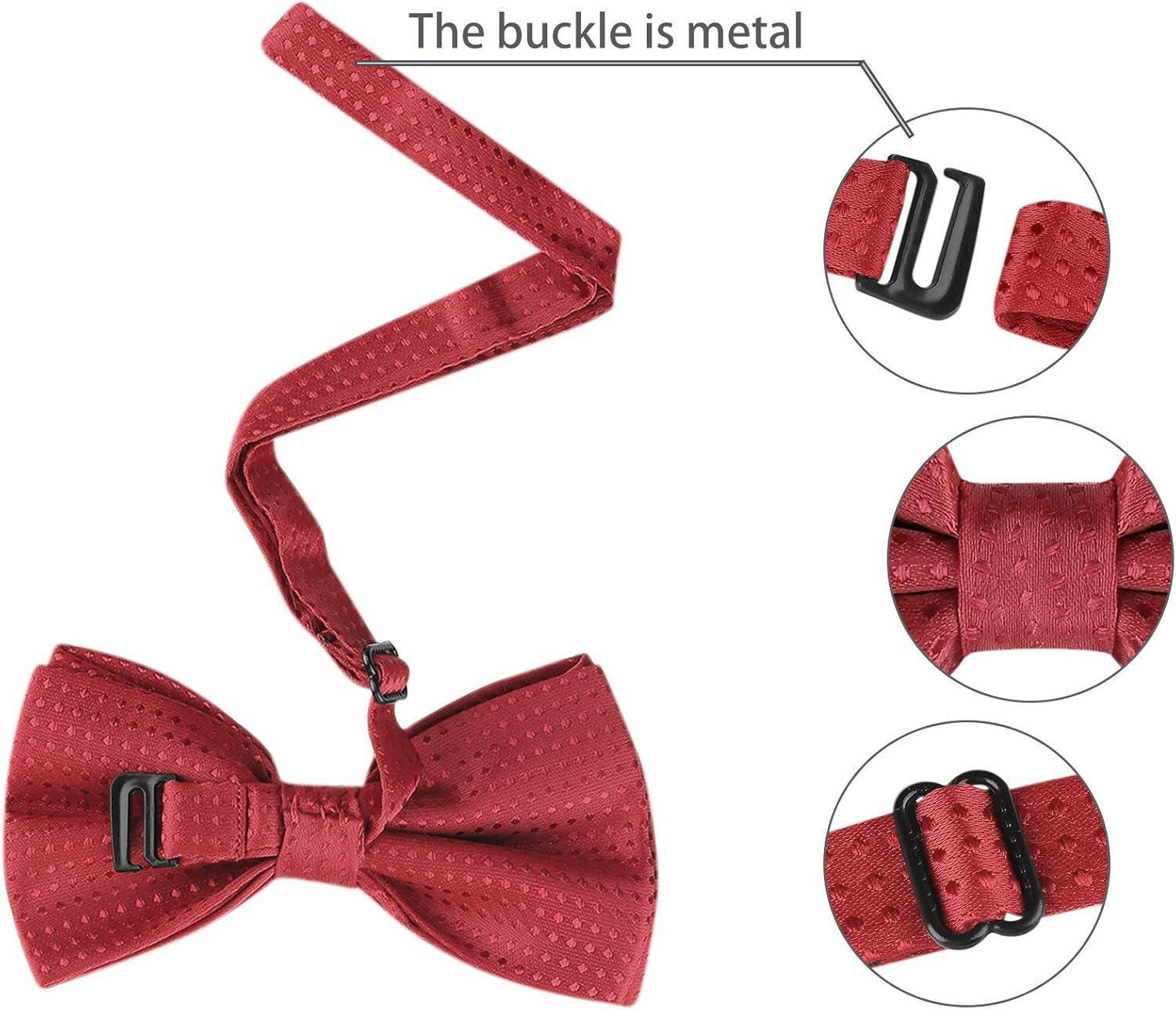 imageAllegra K Mens Polka Dots PreTied Bowknot Bow Ties Work Formal Party Tuxedo BowtiesRed