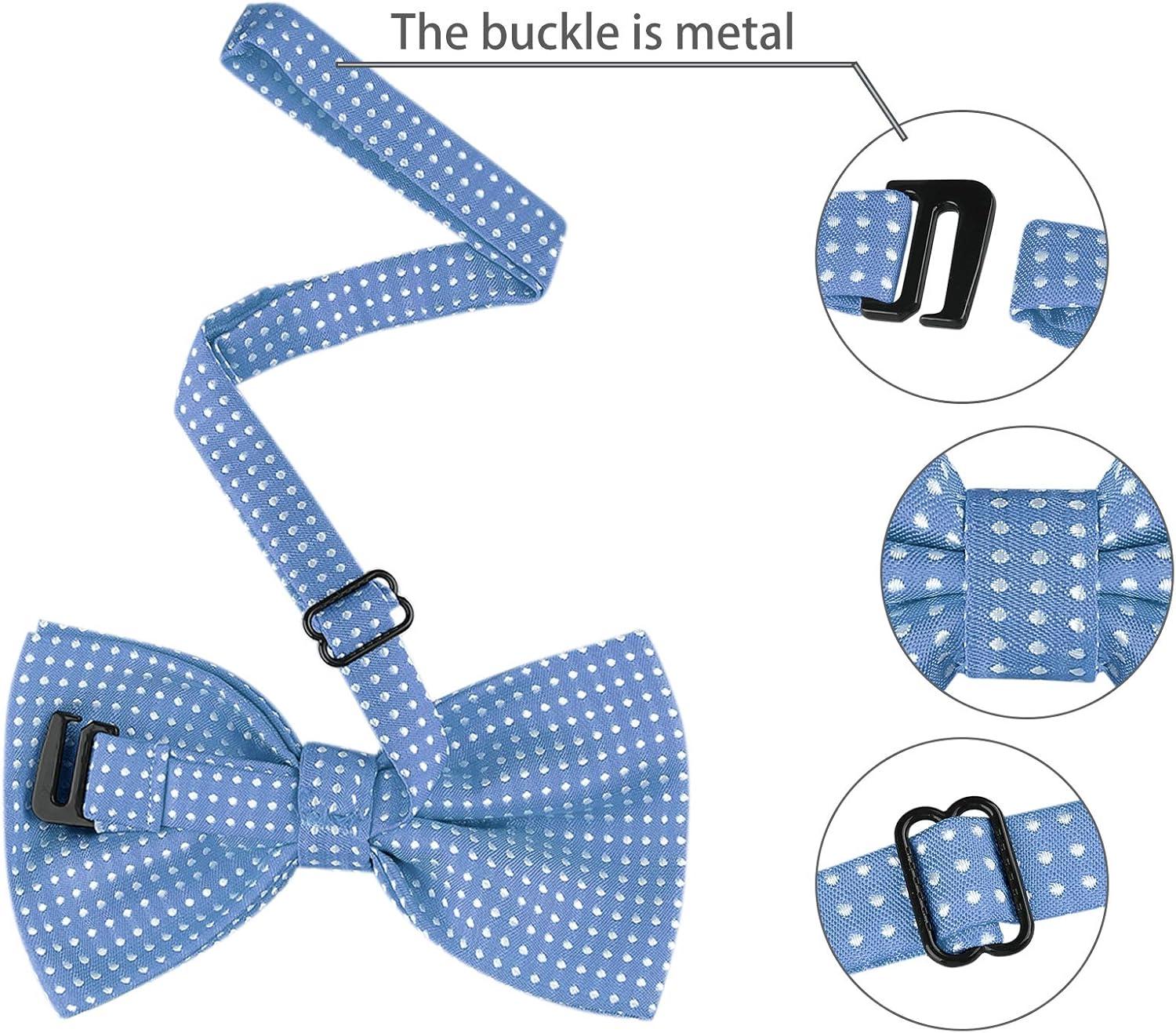 imageAllegra K Mens Polka Dots PreTied Bowknot Bow Ties Work Formal Party Tuxedo BowtiesSky Blue