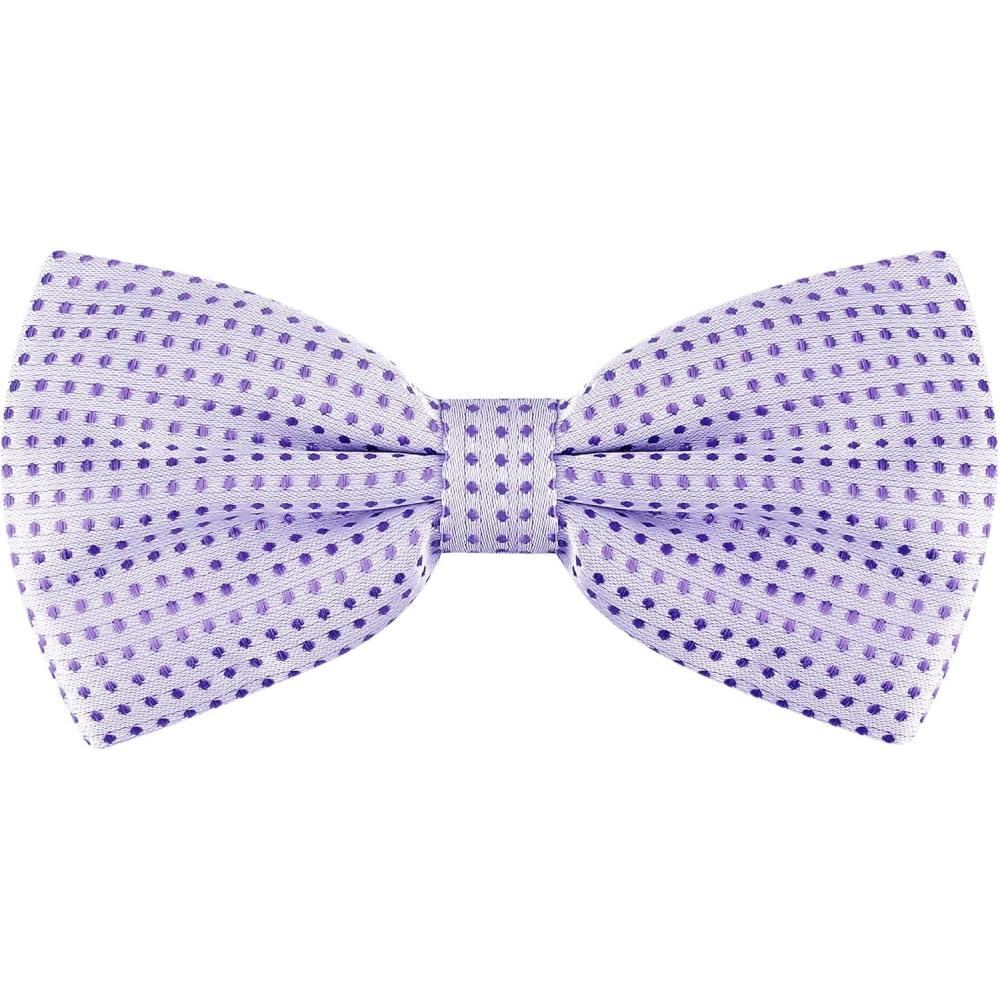 imageAllegra K Mens Polka Dots PreTied Bowknot Bow Ties Work Formal Party Tuxedo BowtiesLight Purple