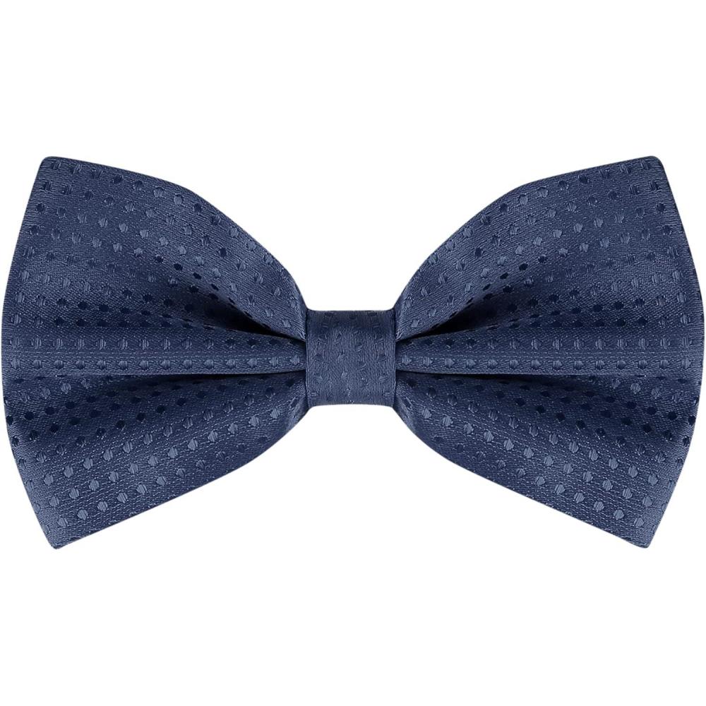 imageAllegra K Mens Polka Dots PreTied Bowknot Bow Ties Work Formal Party Tuxedo BowtiesNavy Blue