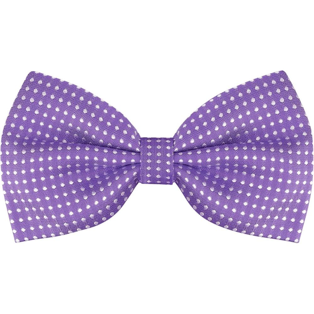 imageAllegra K Mens Polka Dots PreTied Bowknot Bow Ties Work Formal Party Tuxedo BowtiesPurple