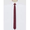 imageAllegra K Mens Polka Dots Adjustable Skinny Tie Neck Zipper Ties for Formal Casual One Size Wine Red