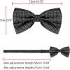 imageAllegra K Mens Polka Dots PreTied Bowknot Bow Ties Work Formal Party Tuxedo BowtiesBlack White