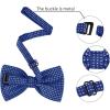imageAllegra K Mens Polka Dots PreTied Bowknot Bow Ties Work Formal Party Tuxedo BowtiesDeep Blue