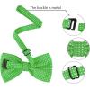 imageAllegra K Mens Polka Dots PreTied Bowknot Bow Ties Work Formal Party Tuxedo BowtiesGreen