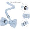 imageAllegra K Mens Polka Dots PreTied Bowknot Bow Ties Work Formal Party Tuxedo BowtiesLight Blue
