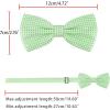 imageAllegra K Mens Polka Dots PreTied Bowknot Bow Ties Work Formal Party Tuxedo BowtiesLight Green