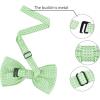 imageAllegra K Mens Polka Dots PreTied Bowknot Bow Ties Work Formal Party Tuxedo BowtiesLight Green