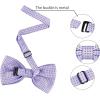 imageAllegra K Mens Polka Dots PreTied Bowknot Bow Ties Work Formal Party Tuxedo BowtiesLight Purple