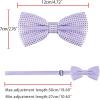 imageAllegra K Mens Polka Dots PreTied Bowknot Bow Ties Work Formal Party Tuxedo BowtiesLight Purple