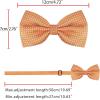 imageAllegra K Mens Polka Dots PreTied Bowknot Bow Ties Work Formal Party Tuxedo BowtiesOrange