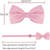 imageAllegra K Mens Polka Dots PreTied Bowknot Bow Ties Work Formal Party Tuxedo BowtiesPink