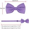 imageAllegra K Mens Polka Dots PreTied Bowknot Bow Ties Work Formal Party Tuxedo BowtiesPurple