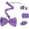 imageAllegra K Mens Polka Dots PreTied Bowknot Bow Ties Work Formal Party Tuxedo BowtiesPurple