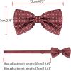 imageAllegra K Mens Polka Dots PreTied Bowknot Bow Ties Work Formal Party Tuxedo BowtiesRed White