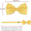 imageAllegra K Mens Polka Dots PreTied Bowknot Bow Ties Work Formal Party Tuxedo BowtiesYellow
