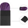imageAllegra K Prefolded Pocket Squares for Men Polka Dots Round Shaped Suit HandkerchiefDark Purple