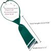 imageAllegra K Pretied Bowtie for Women Uniform Necktie Adjustable Strap Striped One Size Deep Green