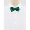 imageAllegra K Pretied Solid Adjustable Bowtie Classic Tuxedo Wedding Bow Ties for Men One Size Dark Green