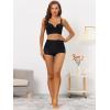 imageAllegra K Womens High Waisted Lace Brief Shapewear Butt Lifter Tummy Control Panties BodyshaperBlack