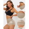 imageAllegra K Womens High Waisted Lace Brief Shapewear Butt Lifter Tummy Control Panties BodyshaperLight Brown