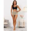 imageAllegra K Womens High Waisted Lace Brief Shapewear Butt Lifter Tummy Control Panties BodyshaperLight Brown