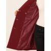 imageAllegra K Womens Winter Coat Elegant Notched Lapel Double Breasted Trench CoatDark Red