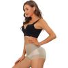 imageAllegra K Womens High Waisted Lace Brief Shapewear Butt Lifter Tummy Control Panties BodyshaperLight Brown