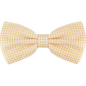 imageAllegra K Mens Polka Dots PreTied Bowknot Bow Ties Work Formal Party Tuxedo BowtiesLight Yellow