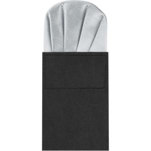 imageAllegra K Prefolded Pocket Squares for Men Polka Dots Round Shaped Suit HandkerchiefGray