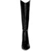 imageAllegra K Womens Pointed Toe Stiletto Heel Knee High BootsBlack