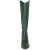 imageAllegra K Womens Pointed Toe Stiletto Heel Knee High BootsDark Green