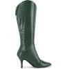 imageAllegra K Womens Pointed Toe Stiletto Heel Knee High BootsDark Green