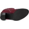 imageAllegra K Womens Slouch Chunky Heel Ankle BootsBurgundy
