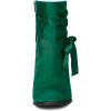 imageAllegra K Womens Slouch Chunky Heel Ankle BootsEmerald Green