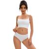 imageAllegra K Womens Hipster Seamless Breathable Underwear Ice Silk Moisture Wicking BriefsWhite