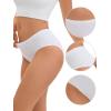 imageAllegra K Womens Hipster Seamless Breathable Underwear Ice Silk Moisture Wicking BriefsWhite
