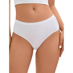 imageAllegra K Womens Hipster Seamless Breathable Underwear Ice Silk Moisture Wicking BriefsWhite