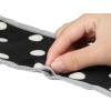 imageAllegra K 50s Ribbon Skinny Scarf Lovely Polka Dots Pattern for Bags Hair Band Neck WrapsBlack Big Dot