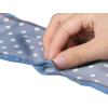 imageAllegra K 50s Ribbon Skinny Scarf Lovely Polka Dots Pattern for Bags Hair Band Neck WrapsBlue Small Dot