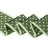 imageAllegra K 50s Ribbon Skinny Scarf Lovely Polka Dots Pattern for Bags Hair Band Neck WrapsGreen Small Dot