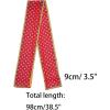 imageAllegra K 50s Ribbon Skinny Scarf Lovely Polka Dots Pattern for Bags Hair Band Neck WrapsRed Small Dot