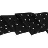imageAllegra K 50s Skinny Silky Scarf Polka Dots Waistband Long Narrow Neckscarf Bag Handle AccessoryBlack Small Dot
