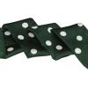 imageAllegra K 50s Skinny Silky Scarf Polka Dots Waistband Long Narrow Neckscarf Bag Handle AccessoryGreen Medium Dot