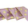 imageAllegra K 50s Skinny Silky Scarf Polka Dots Waistband Long Narrow Neckscarf Bag Handle AccessoryPink Medium Dot