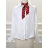 imageAllegra K 50s Skinny Silky Scarf Polka Dots Waistband Long Narrow Neckscarf Bag Handle AccessoryRed Medium Dot