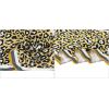 imageAllegra K Leopard Print Rhombus Neck Scarf Scarves Wraps Neckerchief for WomenYellow White