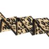 imageAllegra K Leopard Ribbon Long Narrow Skinny Scarf for Women Hairband Waistband Belt Bag Handle AccessoryBeige
